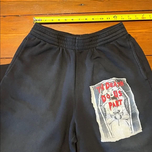 Boys Lie - Til Death Do Us Part - Coord Hoodie & Joggers Black - Size M/L & L - Picture 11 of 14